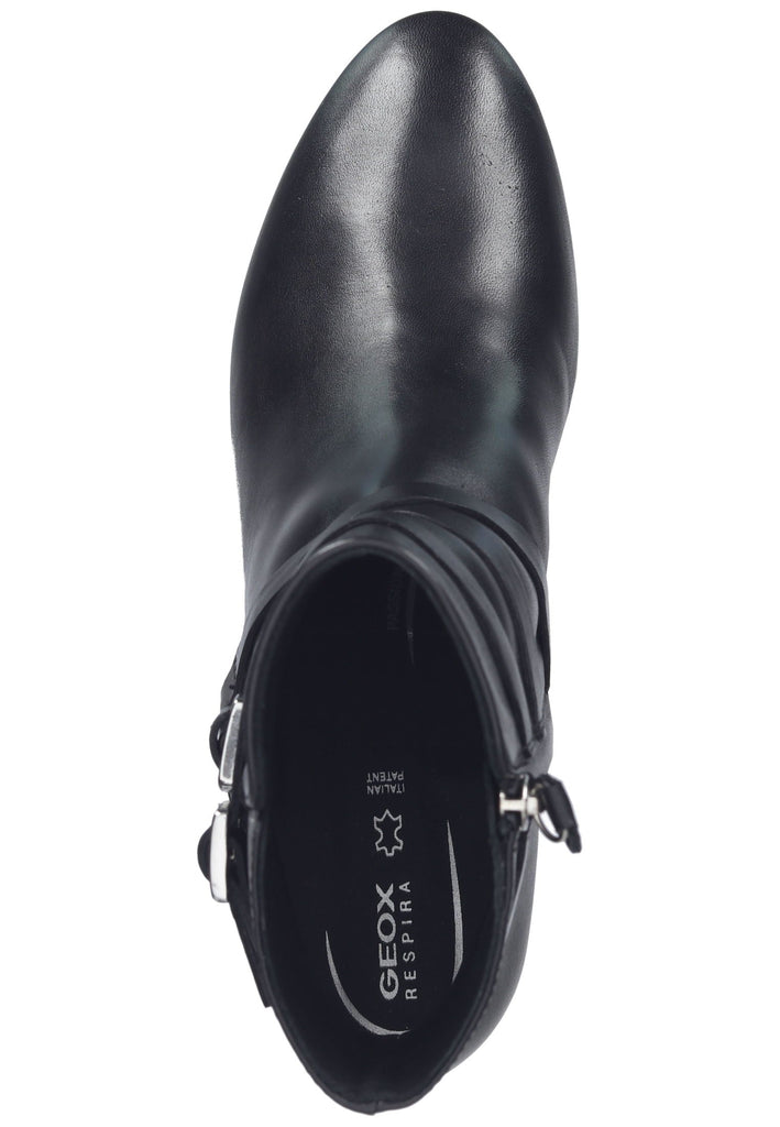 Geox Stiefelette Nappaleder Schwarz