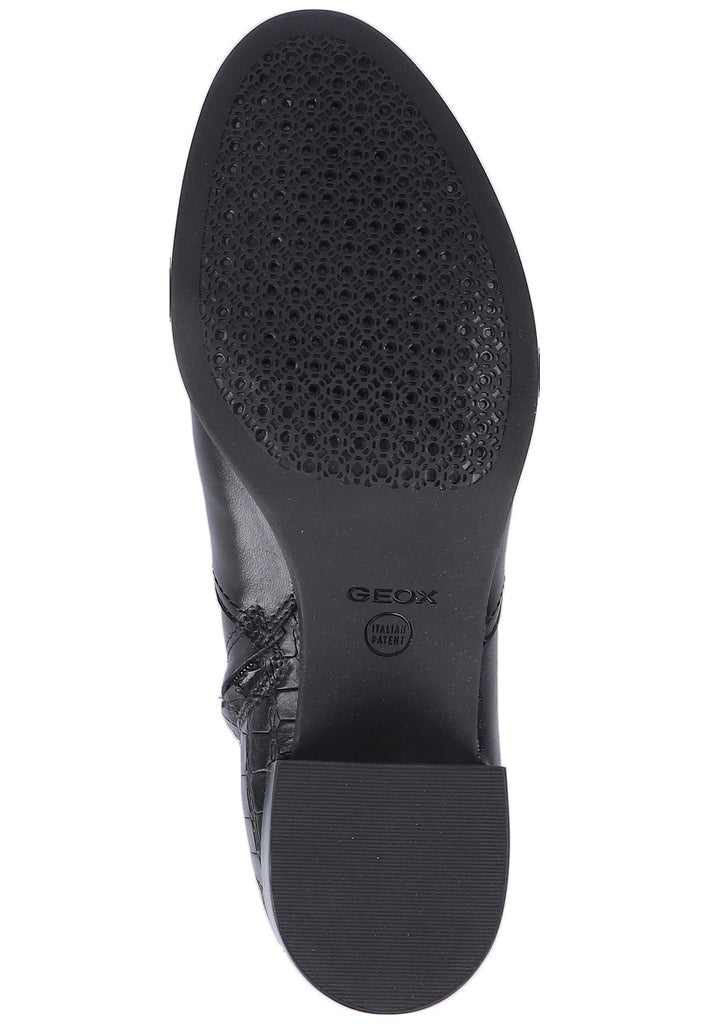 Geox Stiefelette Nappaleder Schwarz