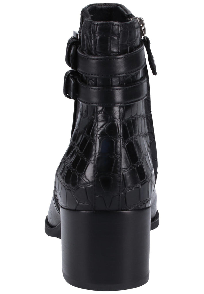 Geox Stiefelette Nappaleder Schwarz