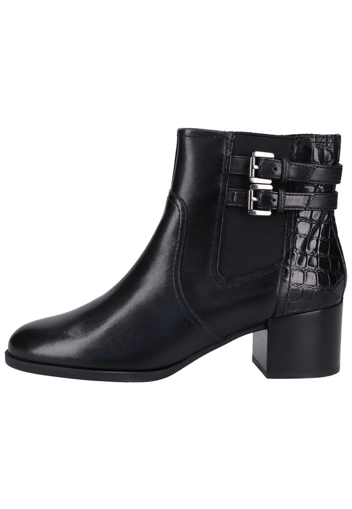 Geox Stiefelette Nappaleder Schwarz