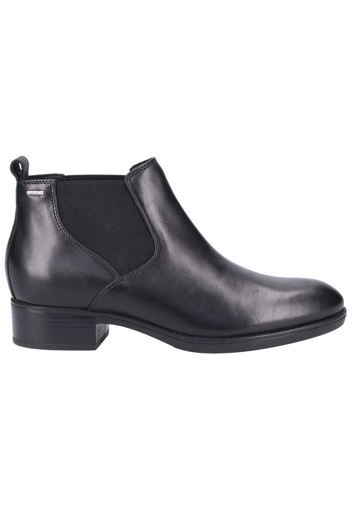 Geox Stiefelette Nappaleder Schwarz