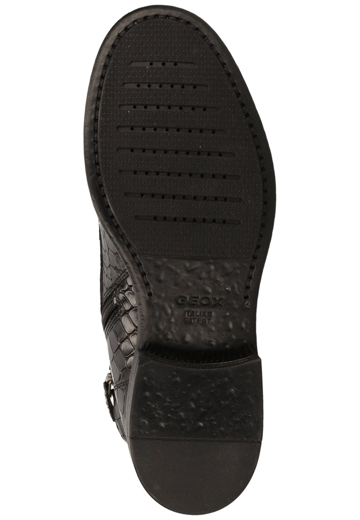 Geox Stiefelette Nappaleder Schwarz