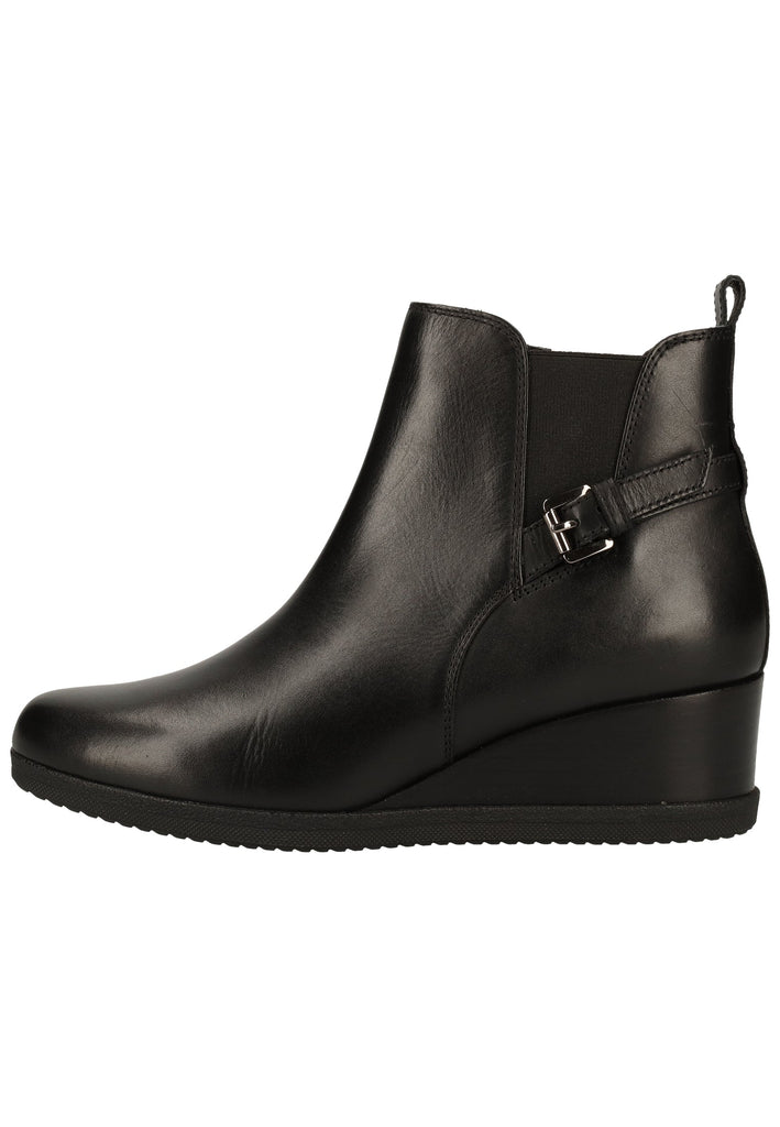 Geox Stiefelette Nappaleder Schwarz