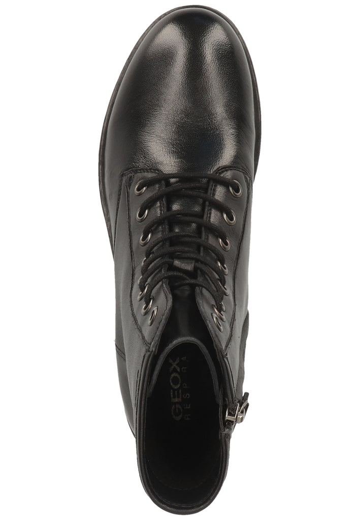 Geox Stiefelette Nappaleder Schwarz