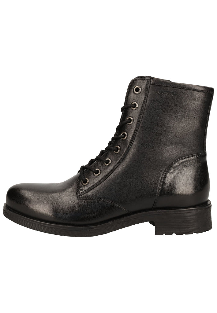 Geox Stiefelette Nappaleder Schwarz