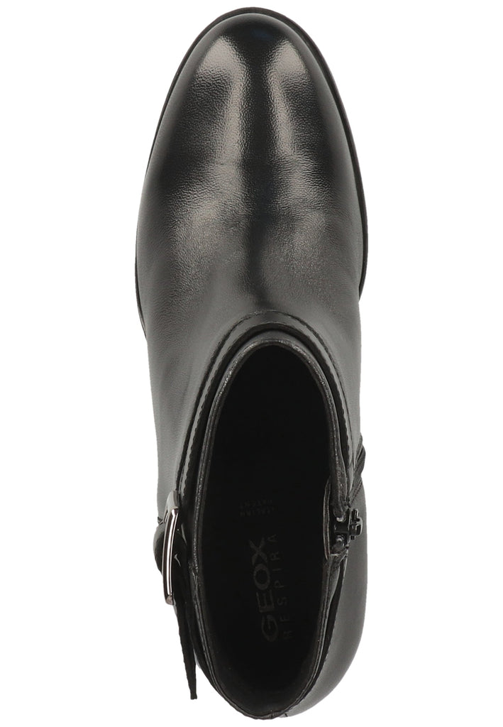 Geox Stiefelette Nappaleder Schwarz