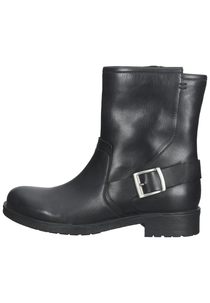 Geox Stiefelette Nappaleder Schwarz