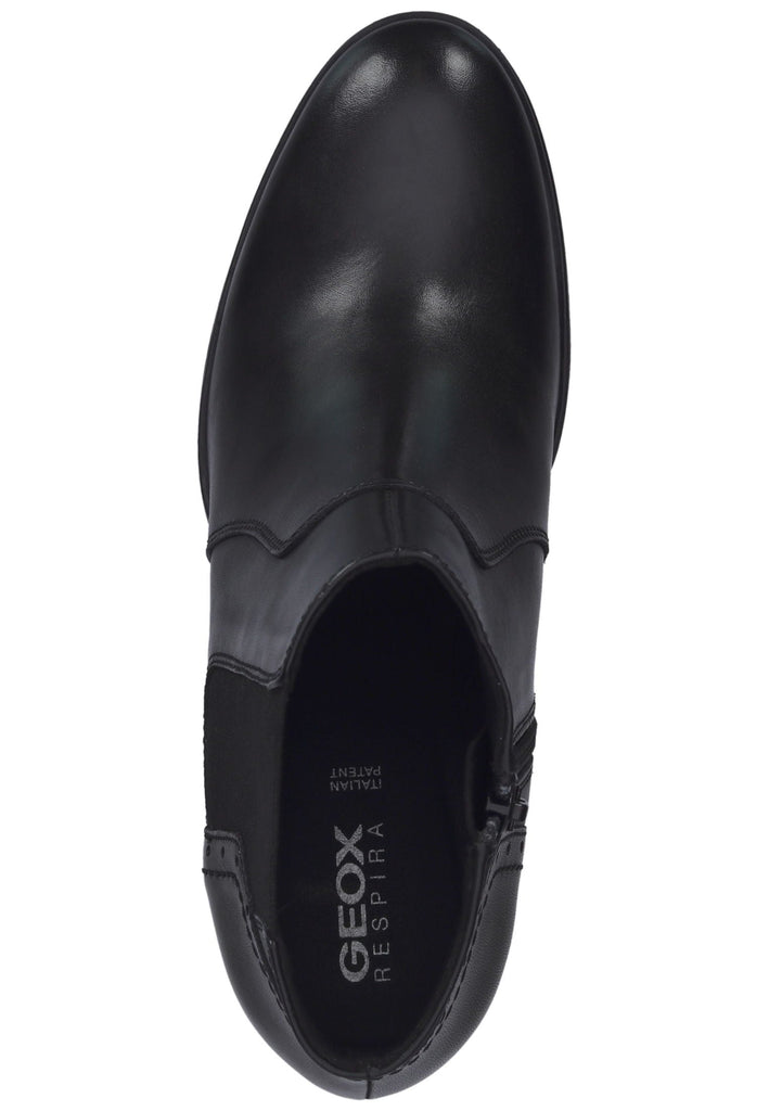 Geox Stiefelette Nappaleder Schwarz