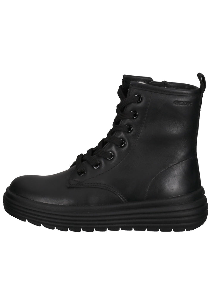 Geox Stiefelette Nappaleder Schwarz Warmfutter