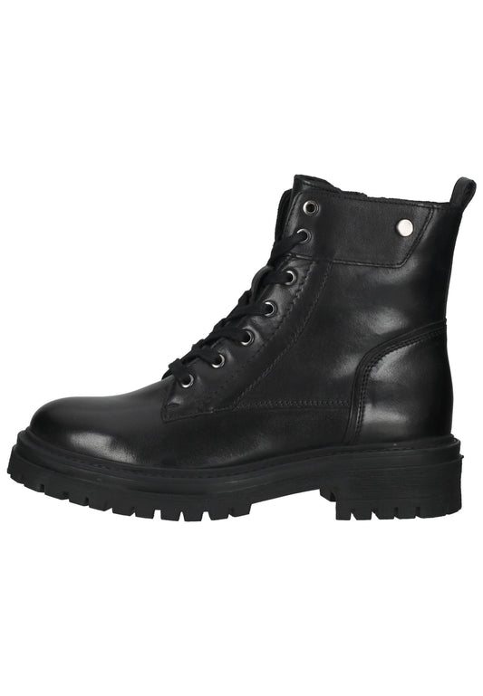 Geox Stiefelette Nappaleder Schwarz Warmfutter