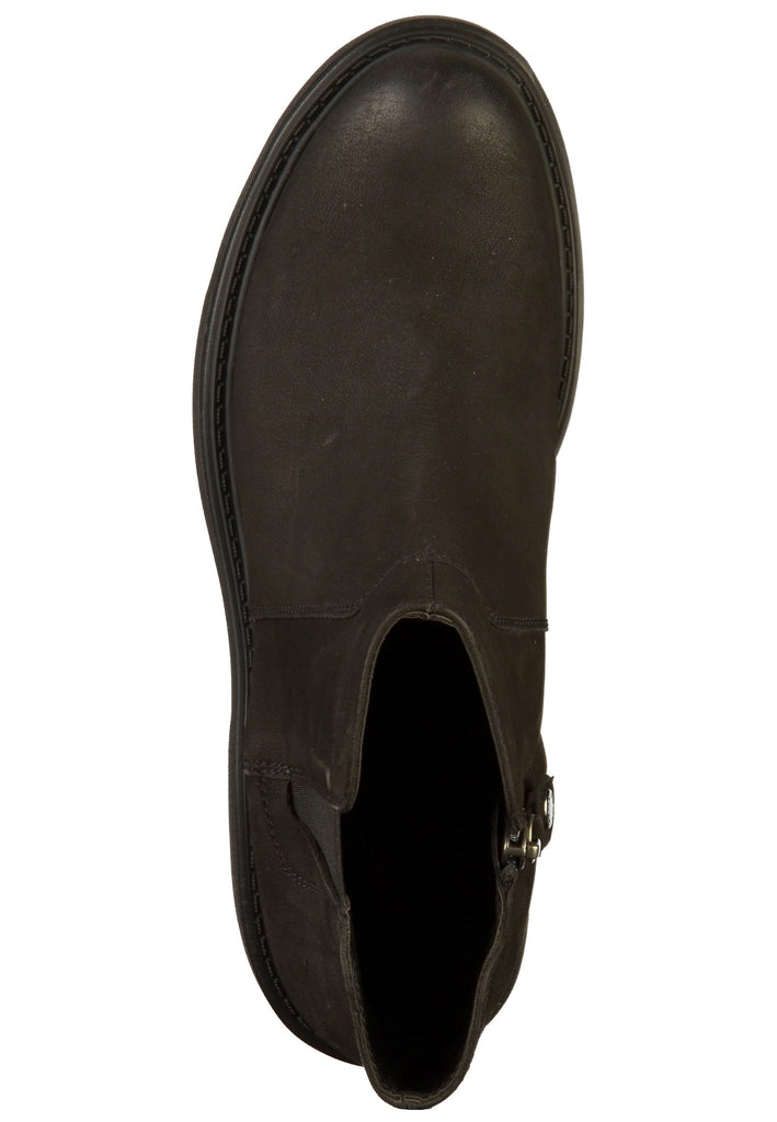 Geox Stiefelette Nubukleder Schwarz