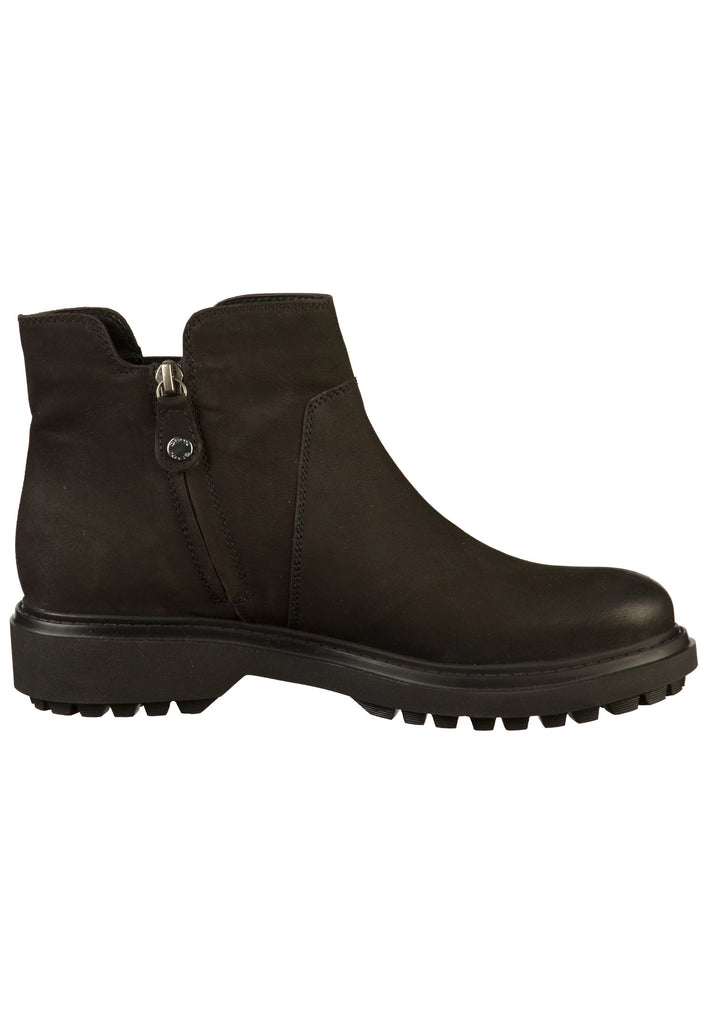 Geox Stiefelette Nubukleder Schwarz