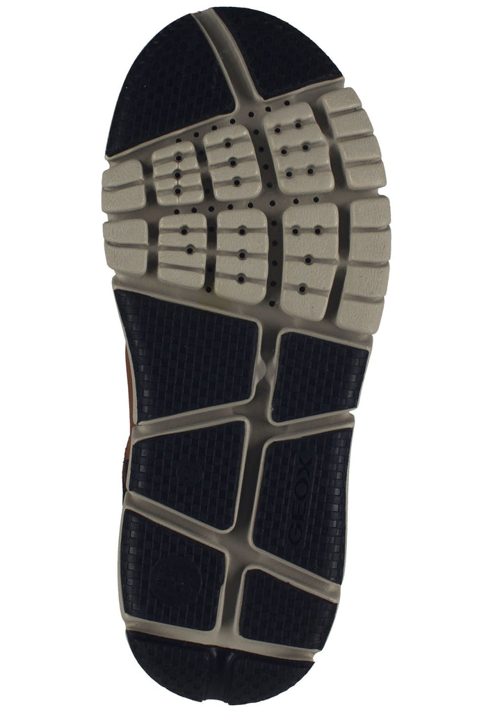 Geox Stiefelette Nubukleder/Textil Braun/Gelb