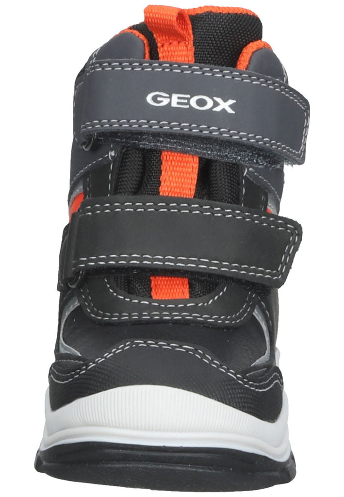 Geox Stiefelette Synthetik Schwarz/Orange