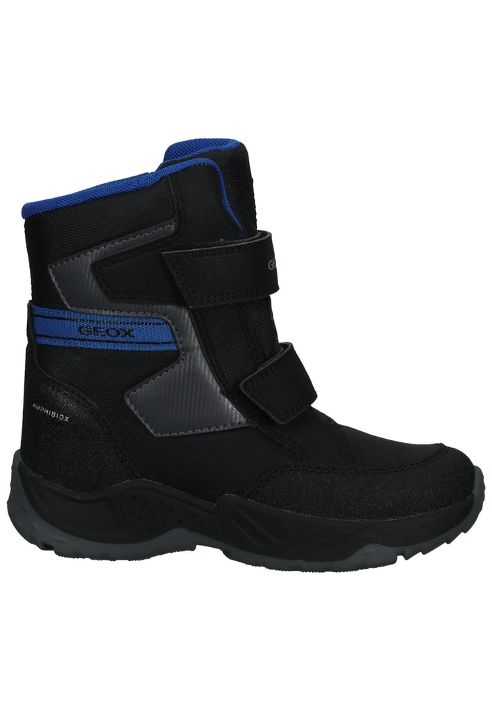 Geox Stiefelette Textil Schwarz Warmfutter