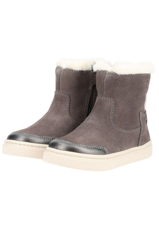 Geox Stiefelette Veloursleder Anthrazit Warmfutter