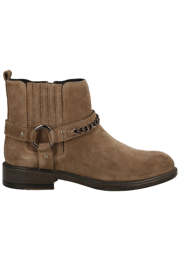 Geox Stiefelette Veloursleder Beige