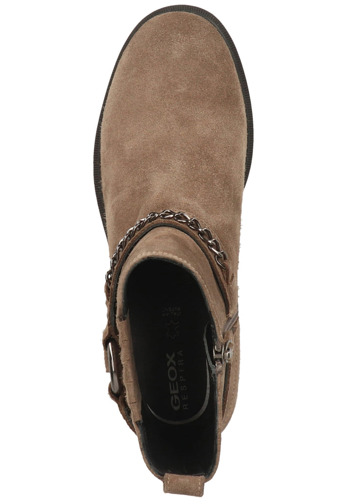 Geox Stiefelette Veloursleder Beige