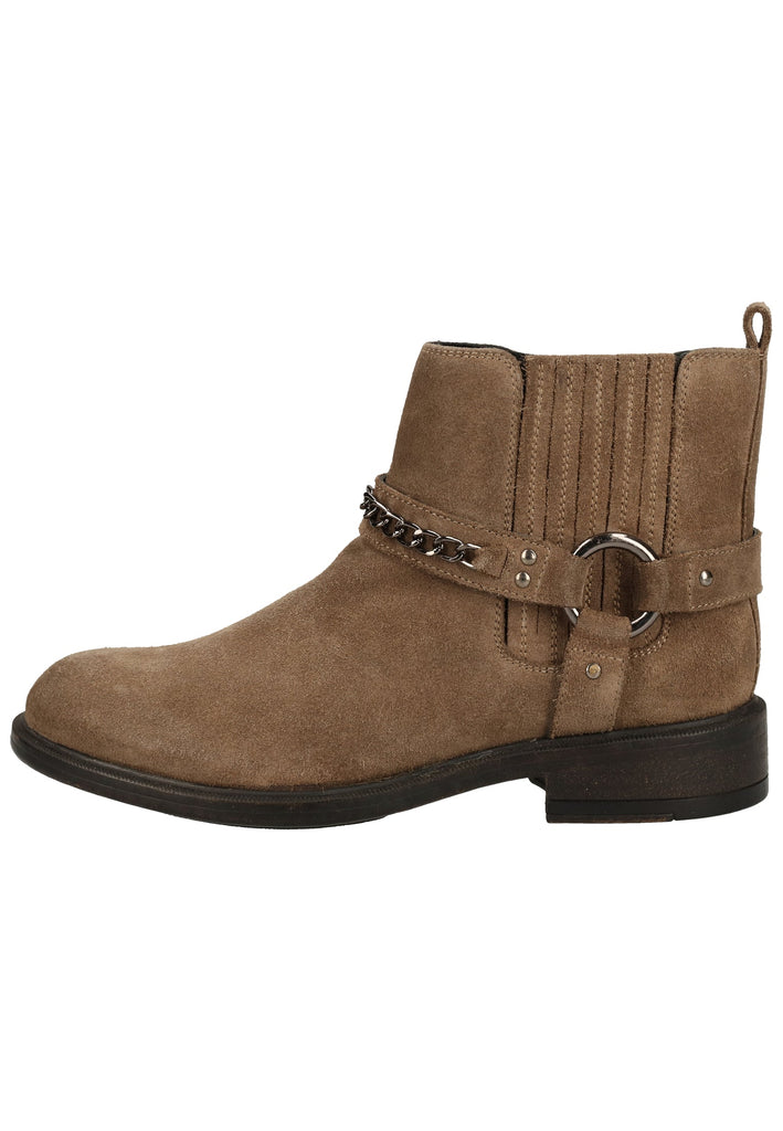Geox Stiefelette Veloursleder Beige