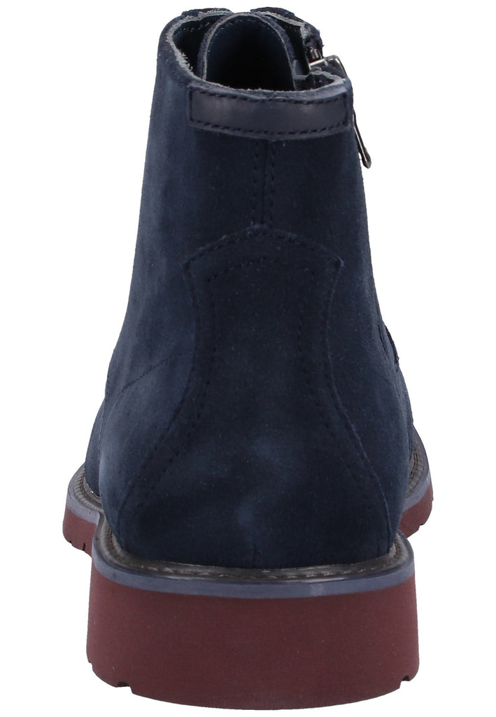 Geox Stiefelette Veloursleder Blau