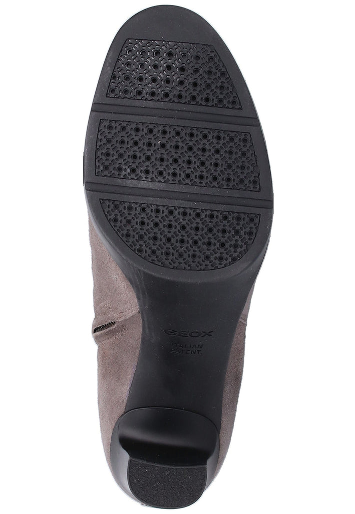 Geox Stiefelette Veloursleder Chestnut