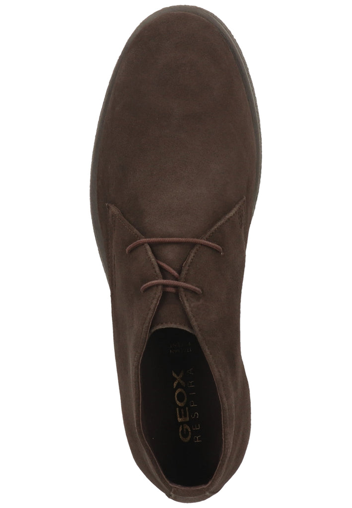 Geox Stiefelette Veloursleder Coffee