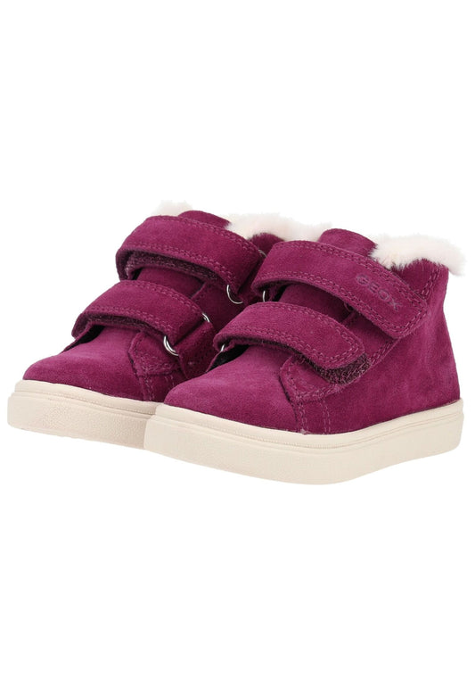 Geox Stiefelette Veloursleder Lila Warmfutter