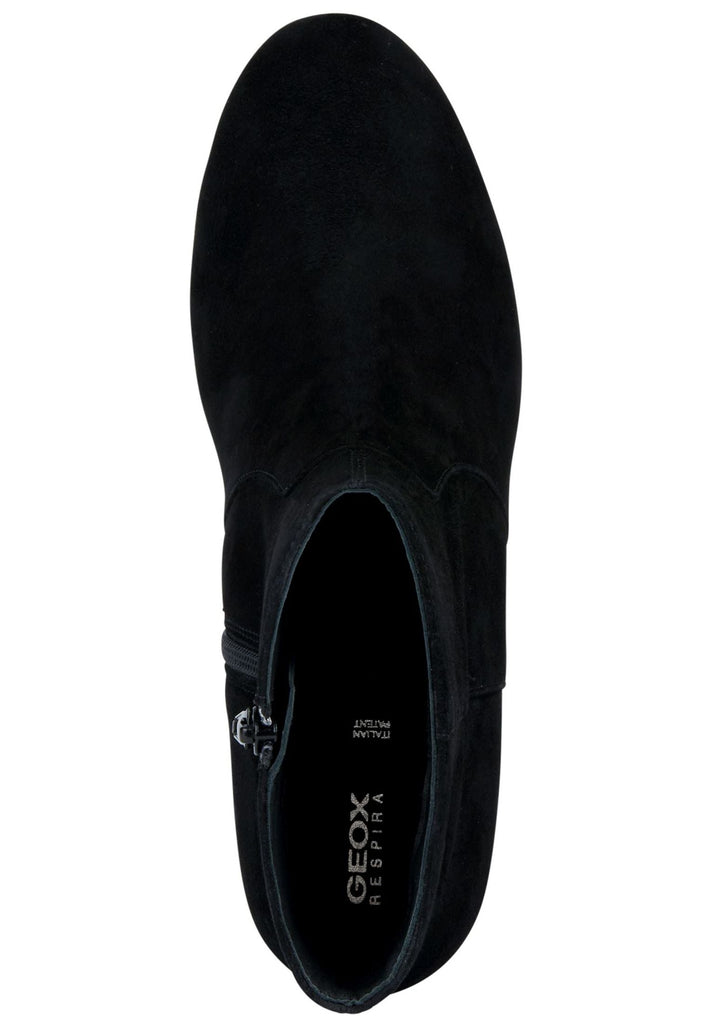 Geox Stiefelette Veloursleder Schwarz