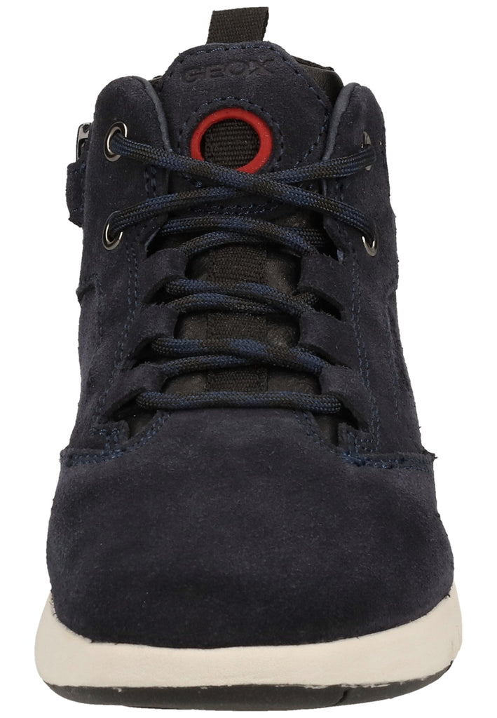 Geox Stiefelette Veloursleder/Synthetik Navy/Rot