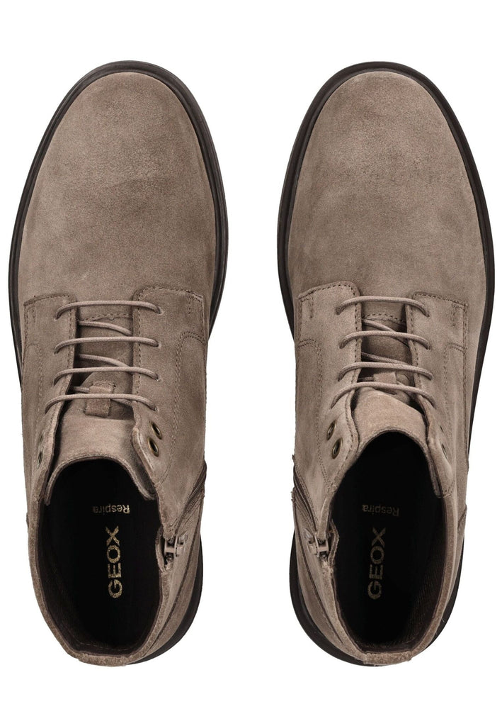 Geox Stiefelette Veloursleder Taupe