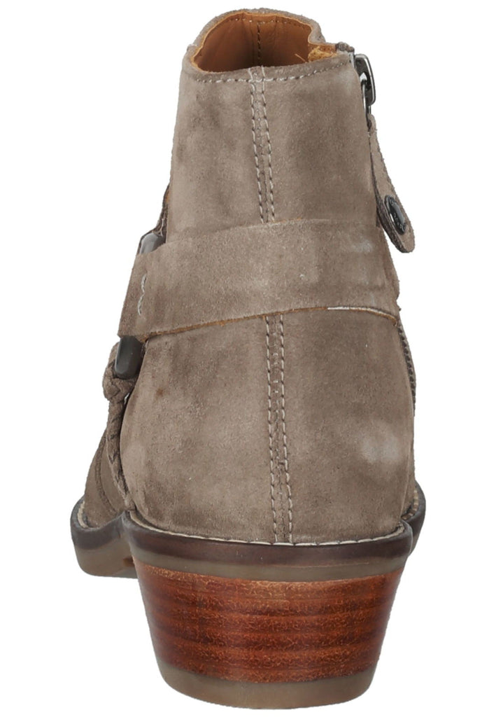 Geox Stiefelette Veloursleder Taupe