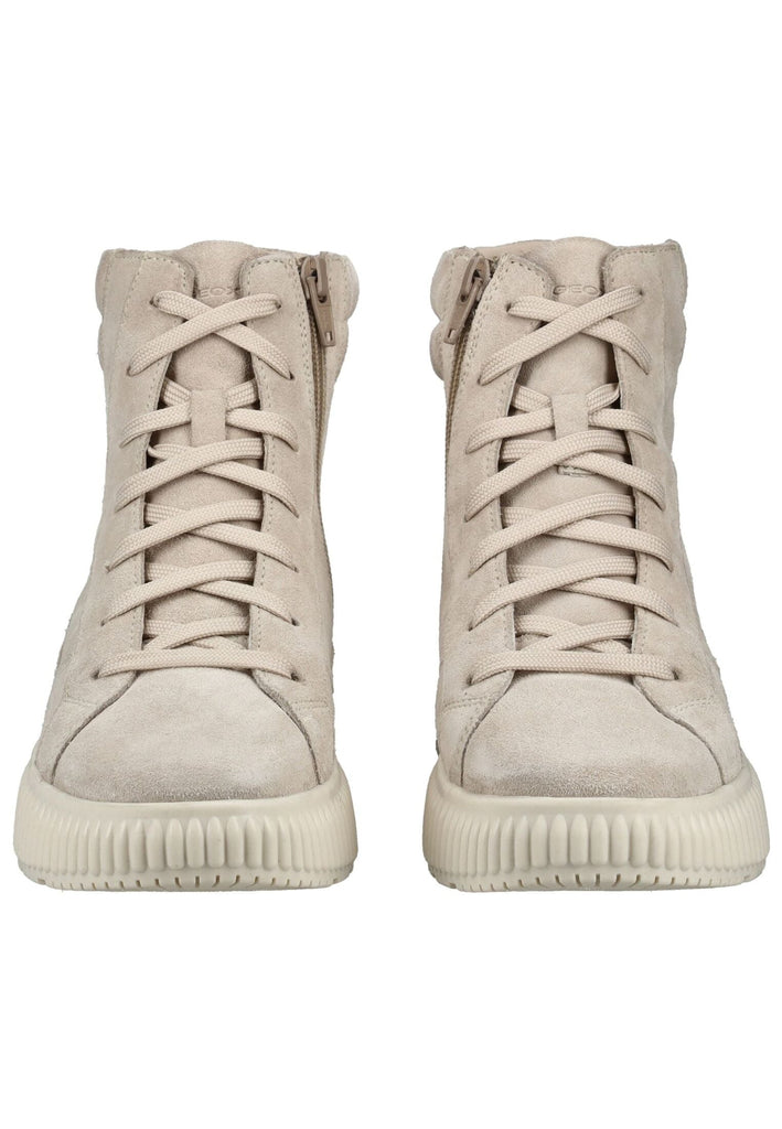 Geox Stiefelette Veloursleder Taupe Warmfutter