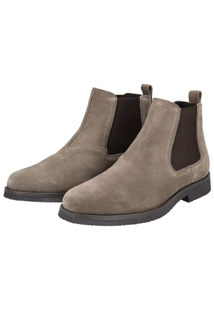 Geox Stiefelette Veloursleder/Textil Braun/Grau