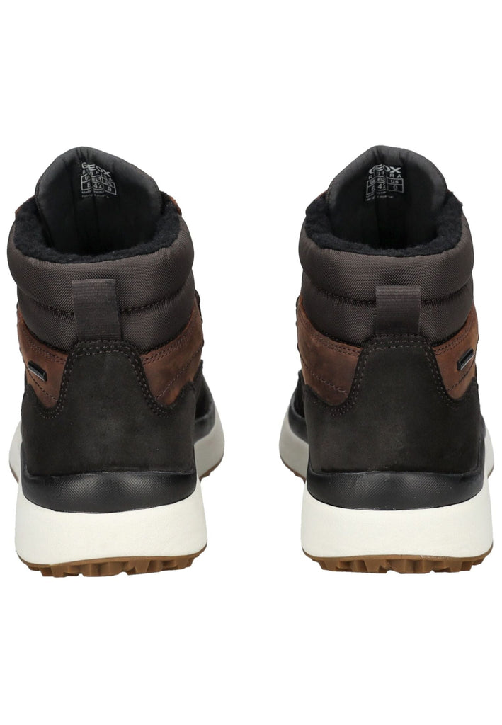 Geox Stiefelette Veloursleder/Textil Coffee Warmfutter