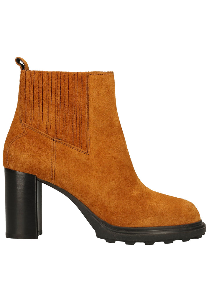Geox Stiefelette Veloursleder/Textil Cognac