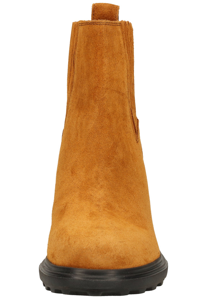 Geox Stiefelette Veloursleder/Textil Cognac