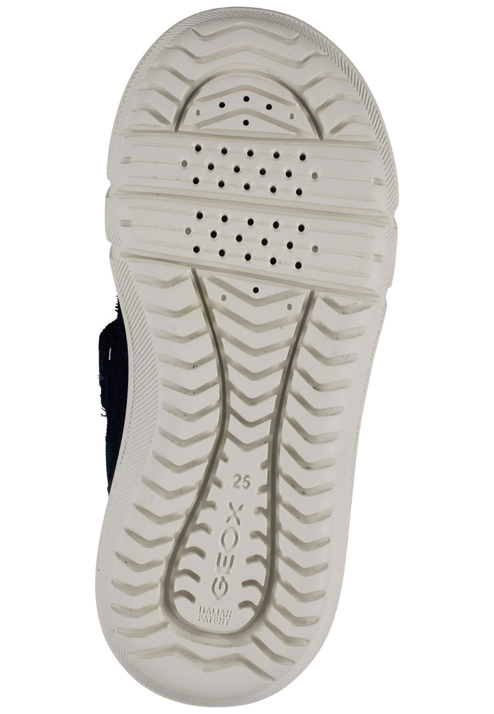 Geox Stiefelette Veloursleder/Textil Navy/Gelb