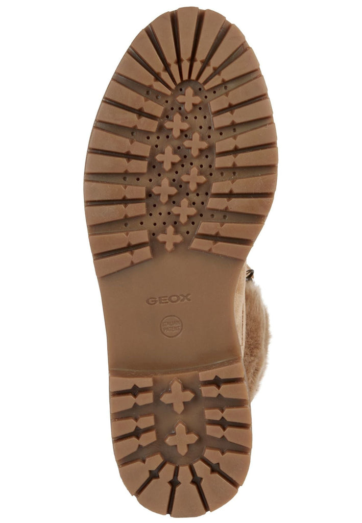 Geox Stiefelette Veloursleder/Textil Toffee