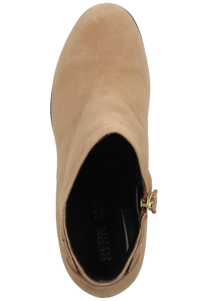 Geox Stiefelette Veloursleder Tobacco