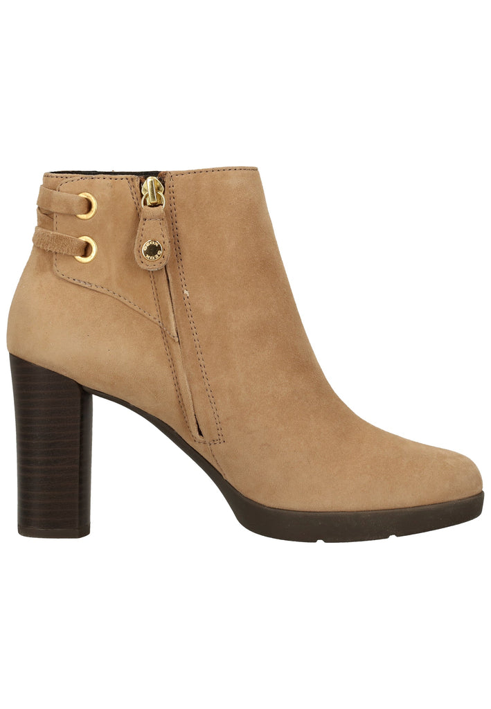 Geox Stiefelette Veloursleder Tobacco