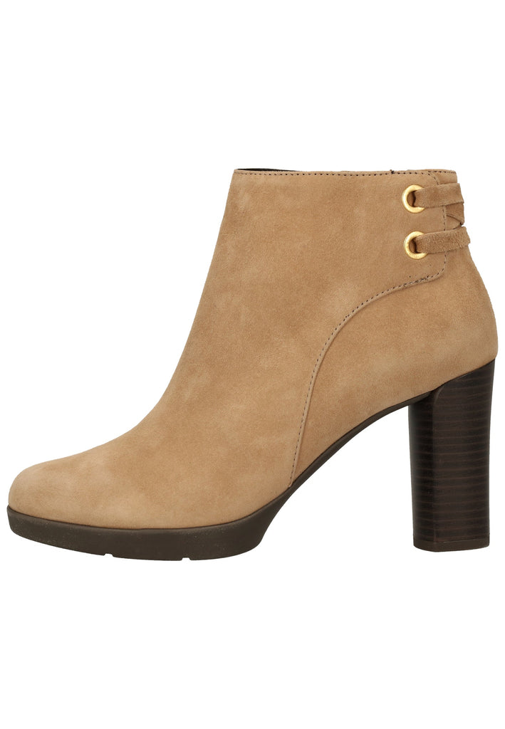 Geox Stiefelette Veloursleder Tobacco