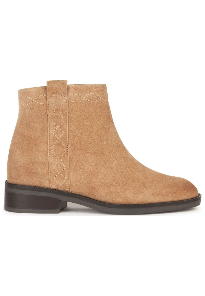 Geox Stiefelette Veloursleder Toffee