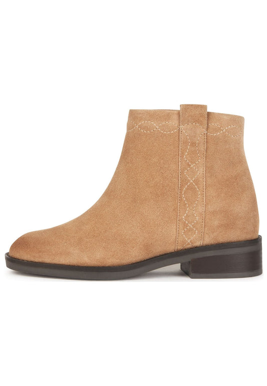 Geox Stiefelette Veloursleder Toffee
