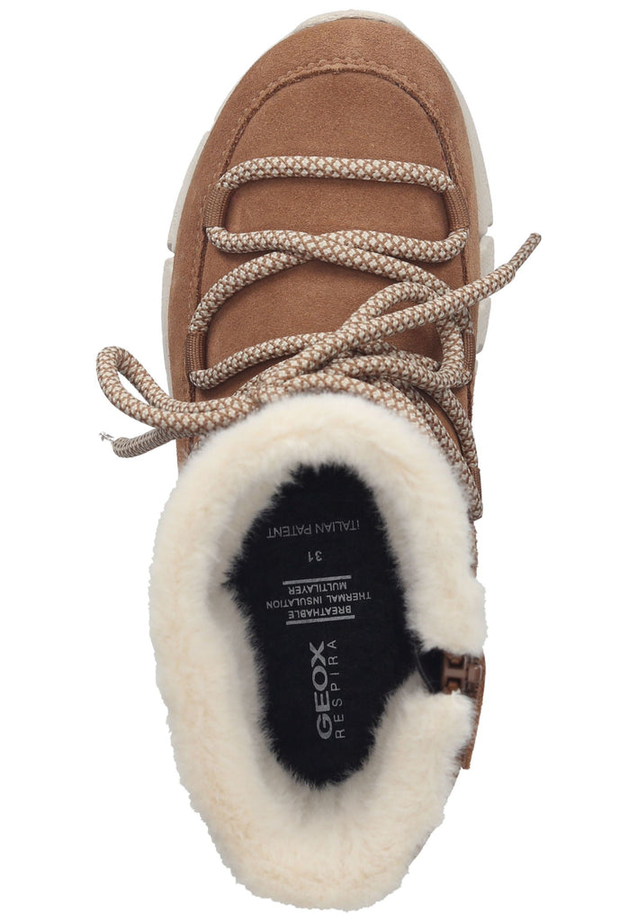 Geox Stiefelette Veloursleder Whisky