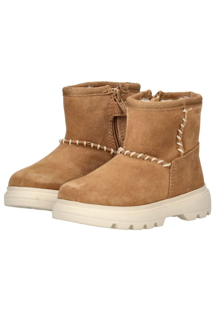 Geox Stiefelette Veloursleder Whisky Warmfutter
