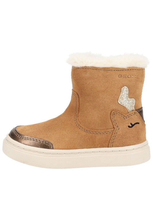 Geox Stiefelette Veloursleder Whisky Warmfutter