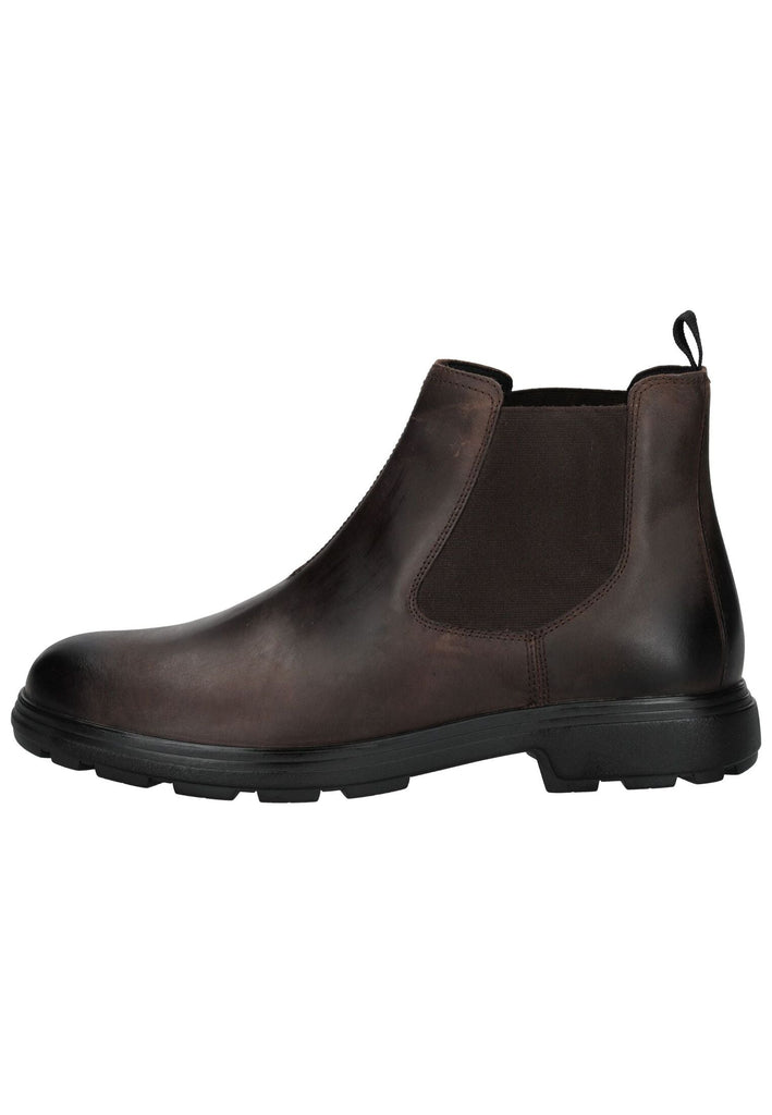 Stiefeletten Geox Stiefelette Leder/Textil Coffee
