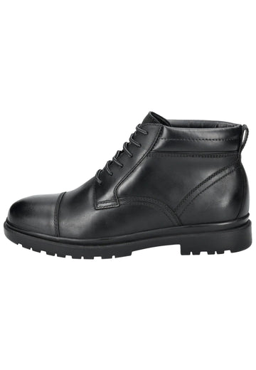 Stiefeletten Geox Stiefelette Leder/Textil Schwarz