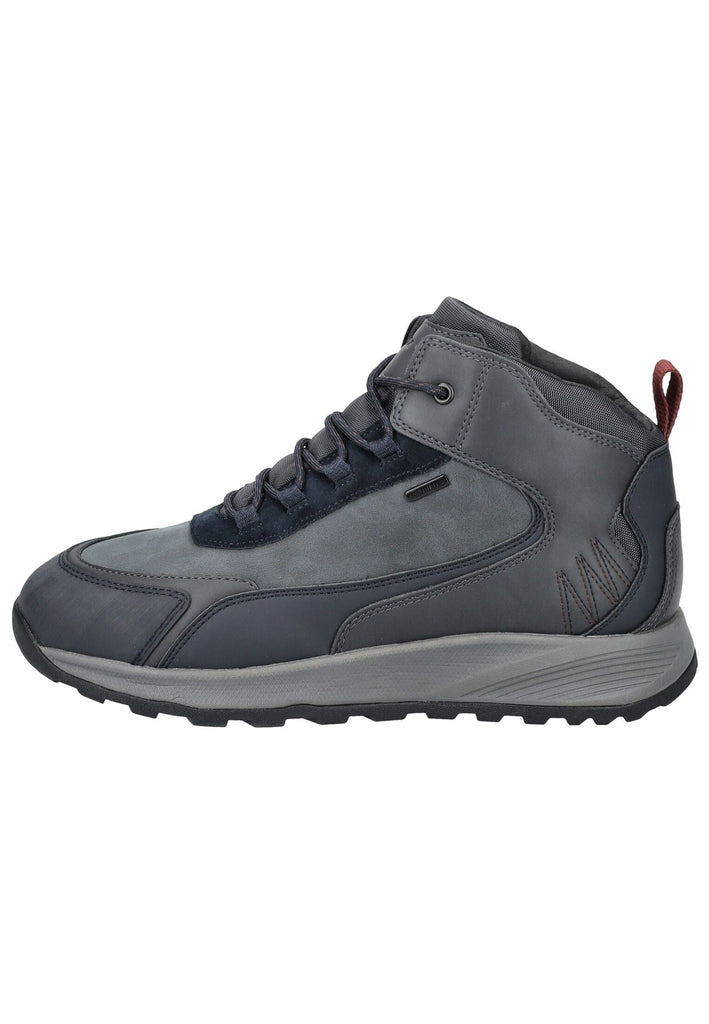 Stiefeletten Geox Stiefelette Lederimitat/Textil Navy Warmfutter