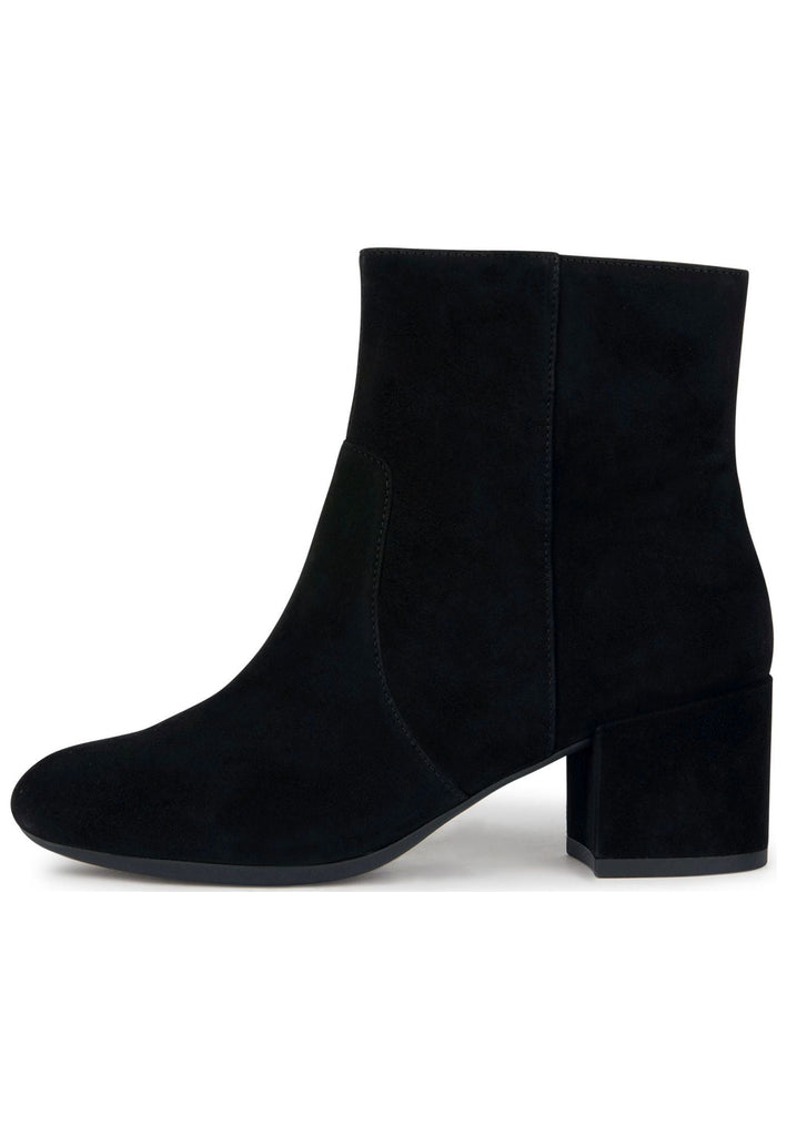 Stiefeletten Geox Stiefelette Veloursleder Schwarz